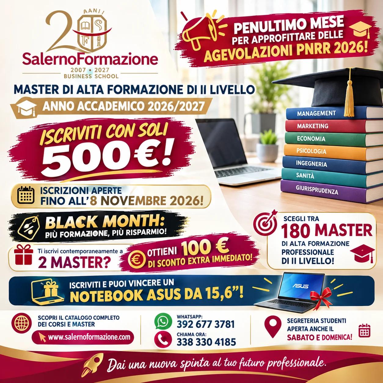 CATALOGO COMPLETO CORSI E MASTER DI PRIMO E SECONDO LIVELLO