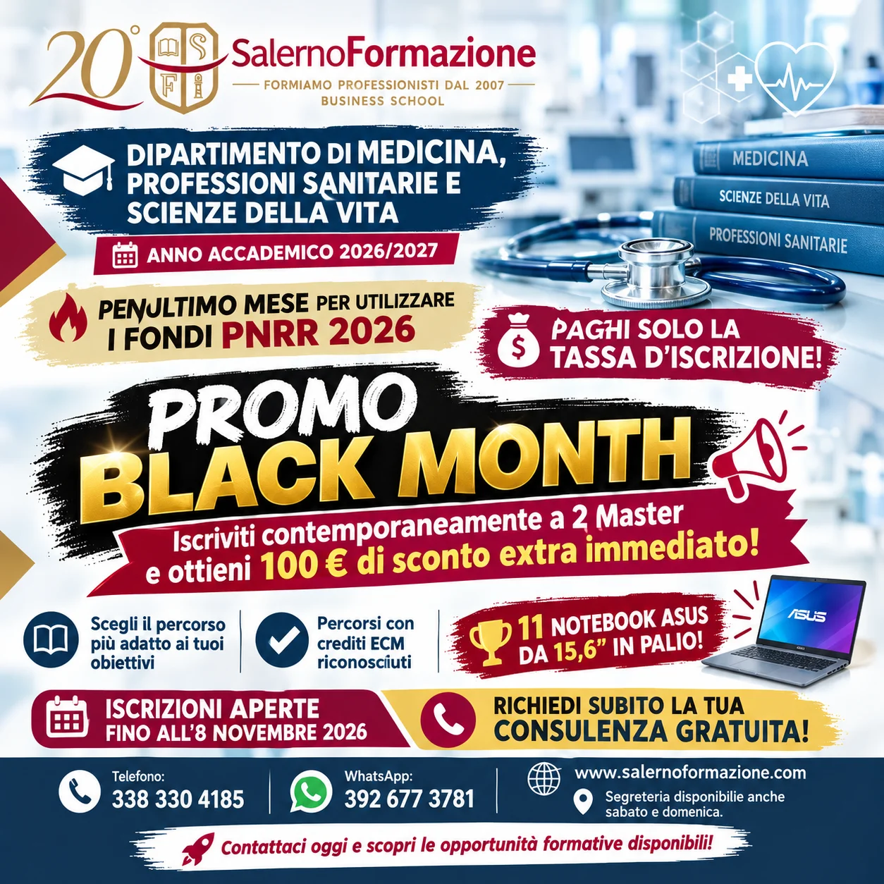 CATALOGO COMPLETO CORSI E MASTER DIPARTIMENTO DI MEDICINA E PROFESSIONI SANITARIE