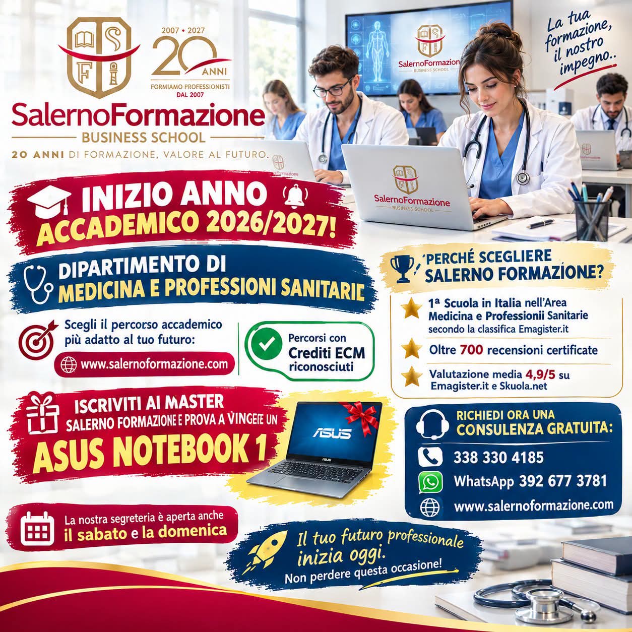 CATALOGO COMPLETO CORSI E MASTER DIPARTIMENTO DI MEDICINA E PROFESSIONI SANITARIE